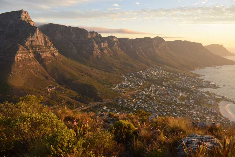 lions head sunset from the summit