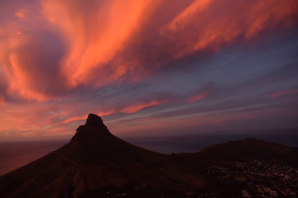 Sunset over Lions Head