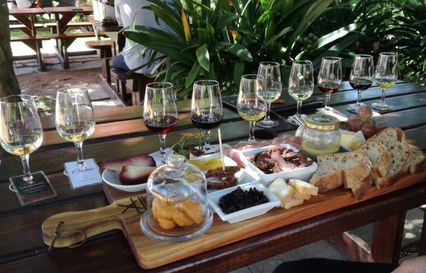 wonderful wine and charcuterie pairing at Ormonde
